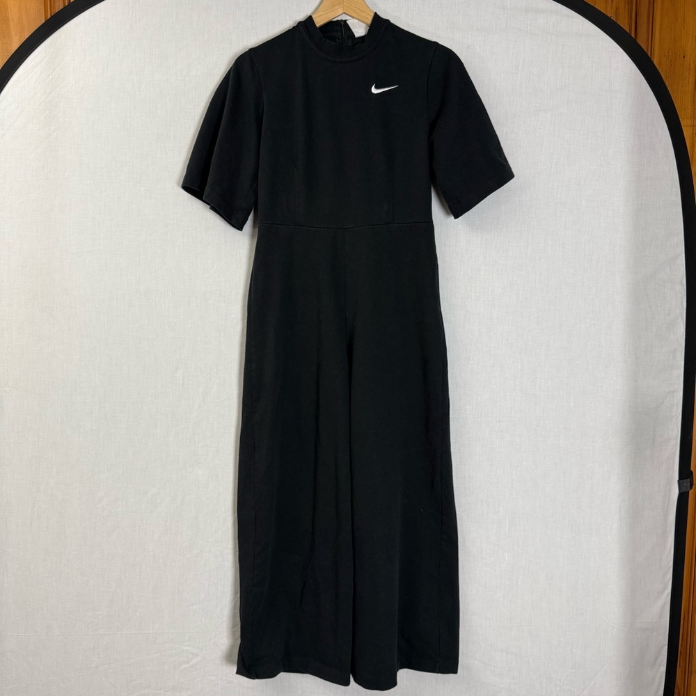Nike NSW Women’s Black Jersey Jumpsuit – Size S, 100% Cotton - Picture 4 of 11